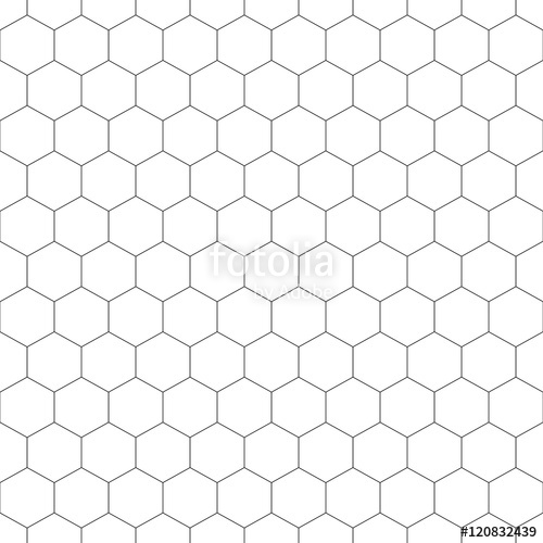 500x500 Grid Seamless Pattern Hexagonal Graphic Design Vector