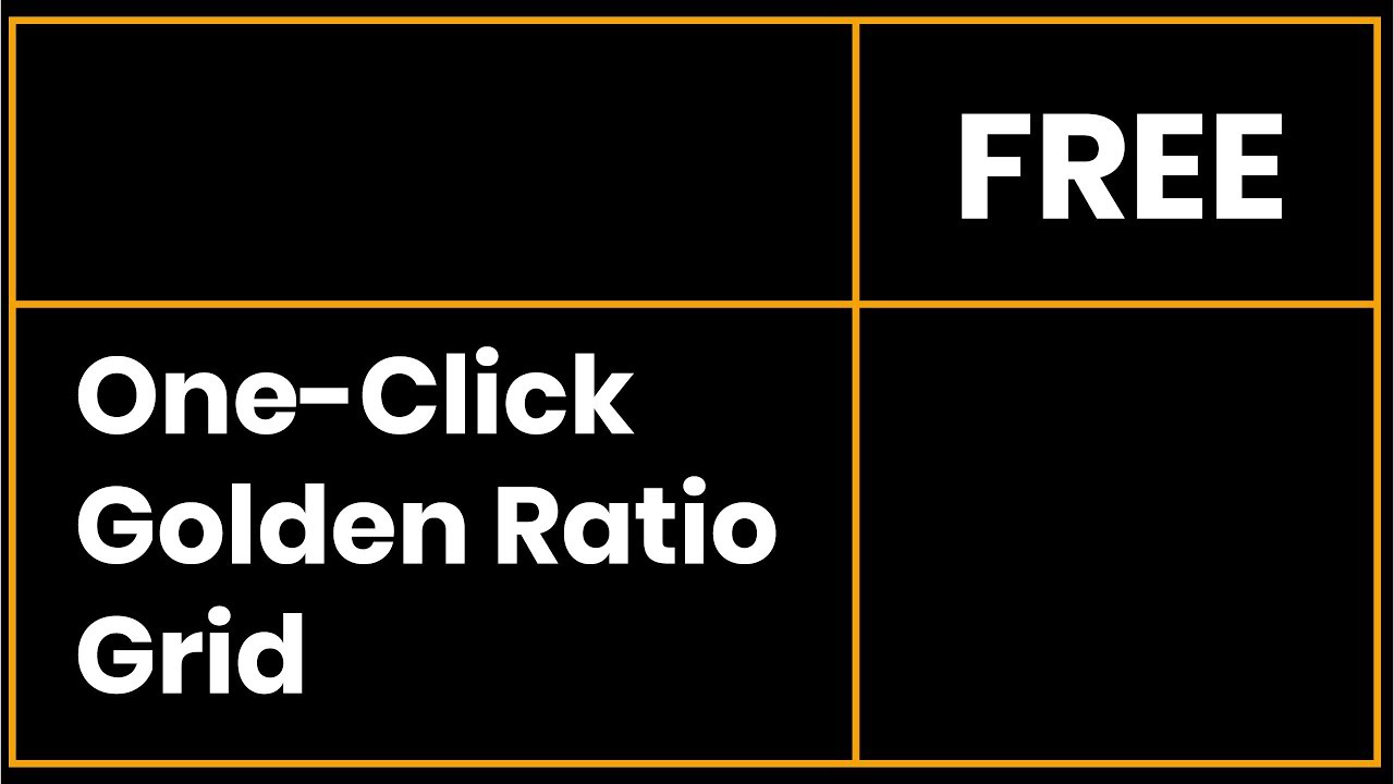 1280x720 One Click Golden Ratio Grid For Adobe Illustrator