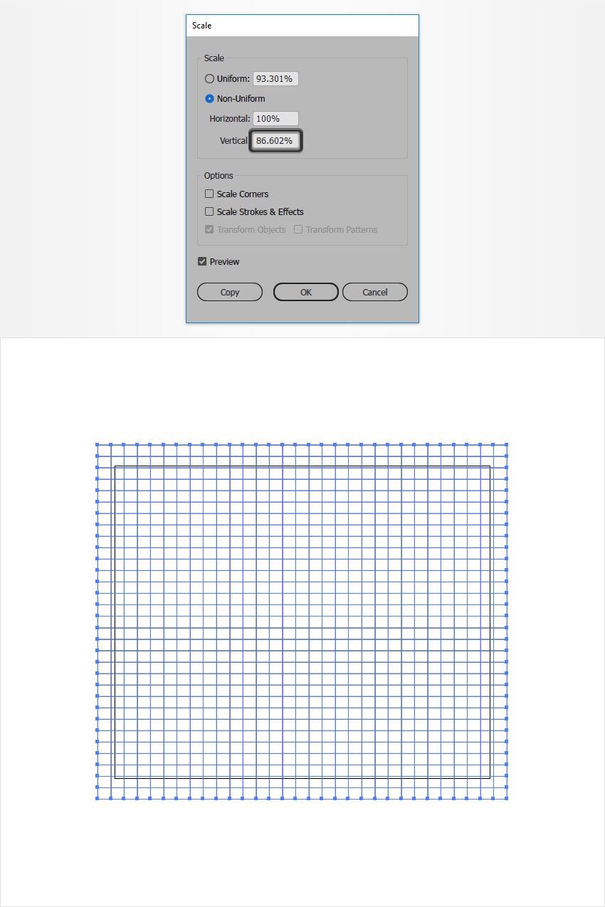 grid template to illustrator free download