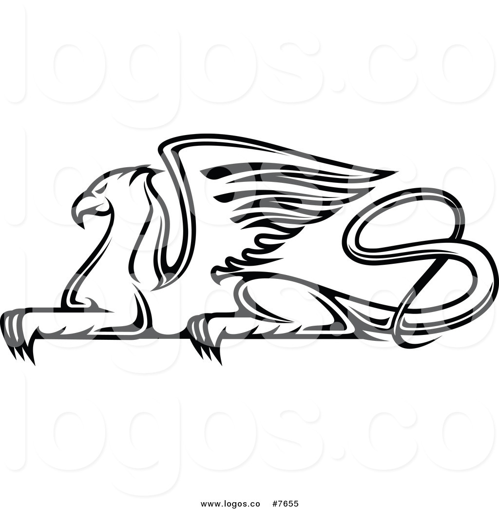 1024x1044 Royalty Free Clip Art Vector Logo Of A Black And White Resting