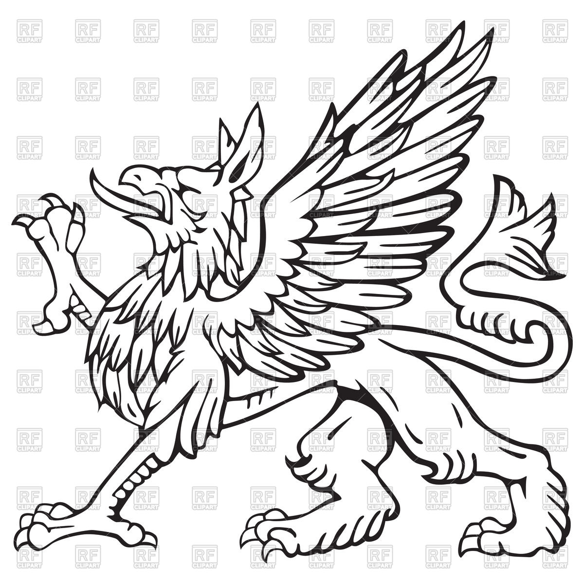 Griffin Vector at Vectorified.com | Collection of Griffin Vector free ...