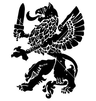 380x400 Heraldic Griffin Vector Gryphons In Griffin Logo