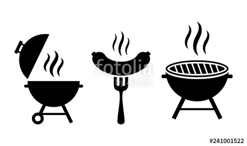 Grill Silhouette Vector at Vectorified.com | Collection of Grill ...