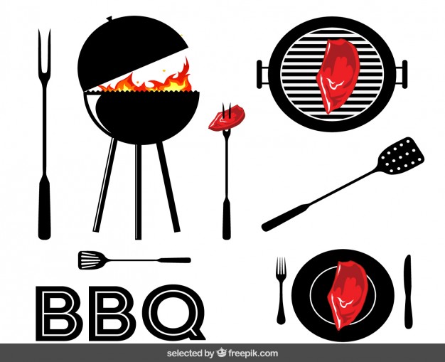 626x509 Barbecue Elements Vector Free Download