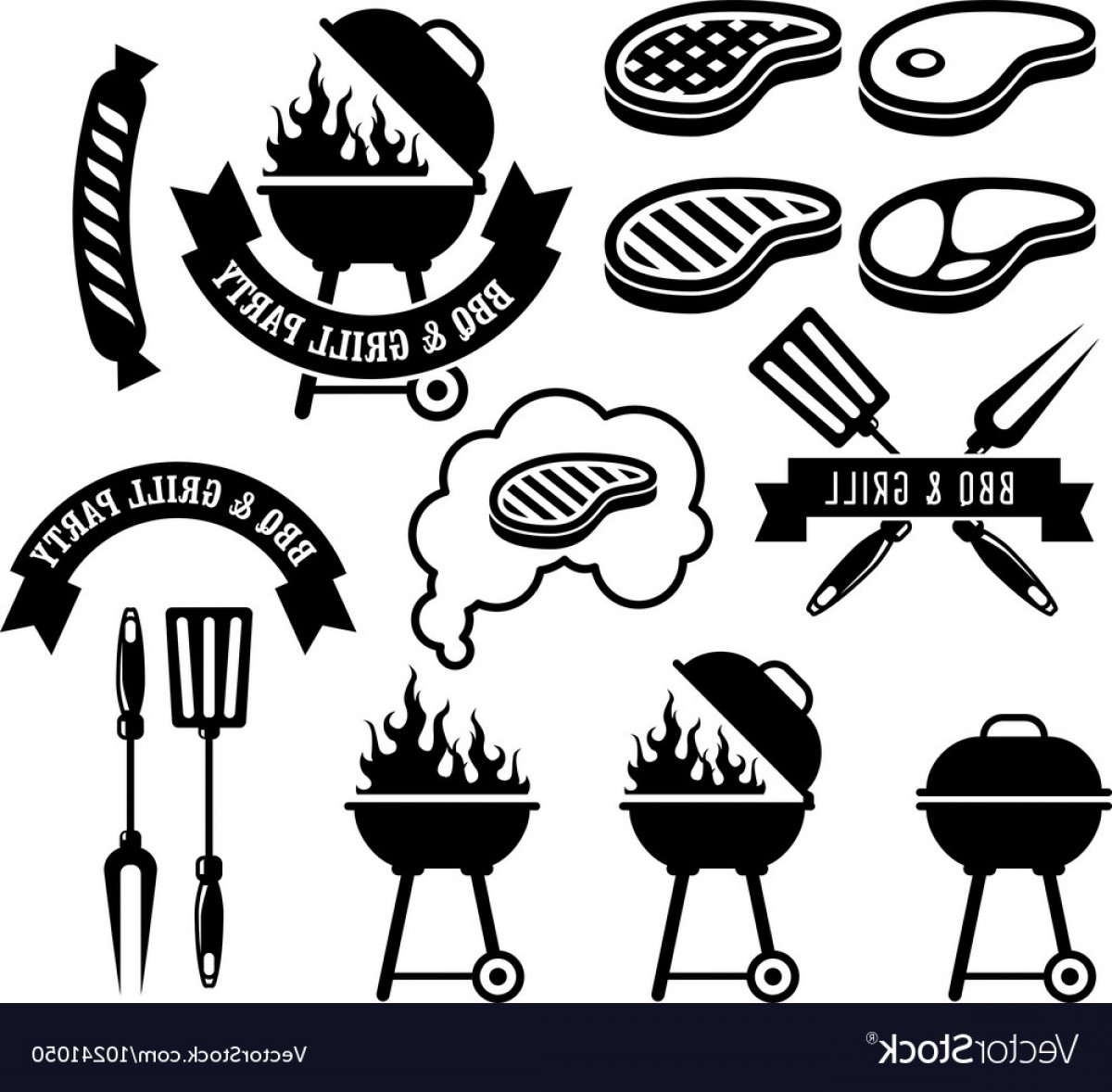 Barbecue Party Emblem Bbq And Grill Vector Cqrecords 1200x1178 Barbecue Party Emblem Bbq And Grill Vector Cqrecords