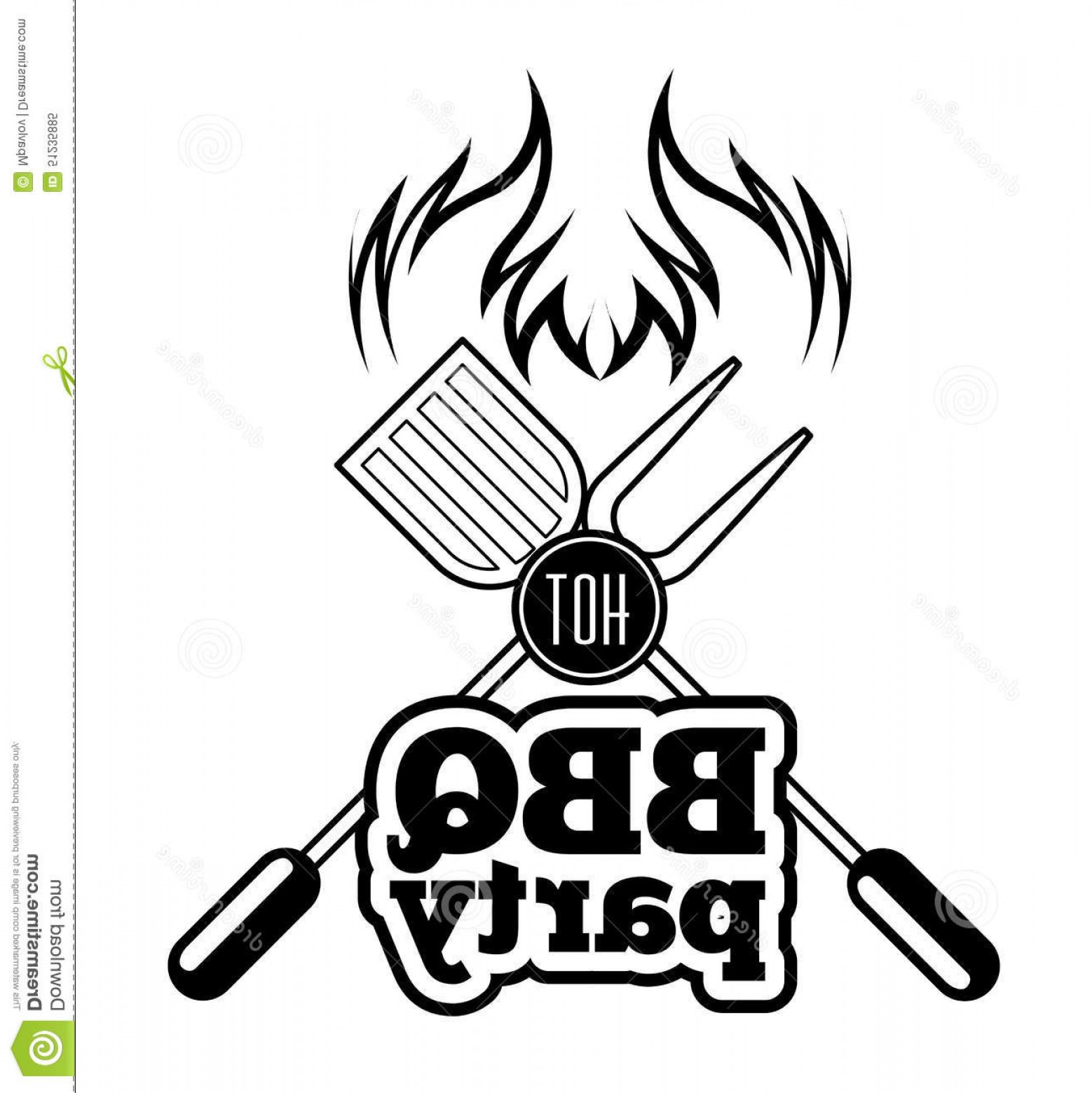 Stock Illustration Barbecue Grill Vector Illustration White 1558x1560 Stock Illustration Barbecue Grill Vector Illustration White