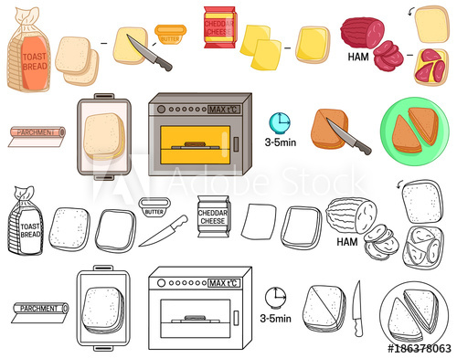 500x392 Recipe Grilled Cheese And Ham Sandwich Diy Instruction Including