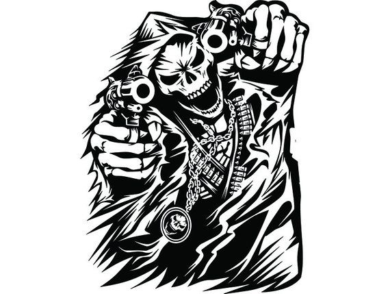 570x429 Vector Gun Grim Reaper