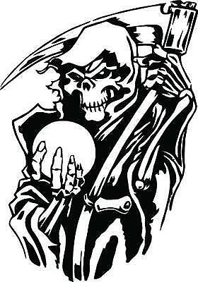 280x400 Wicked Grim Reaper Vector Clip Art Vinyl Cutter Great