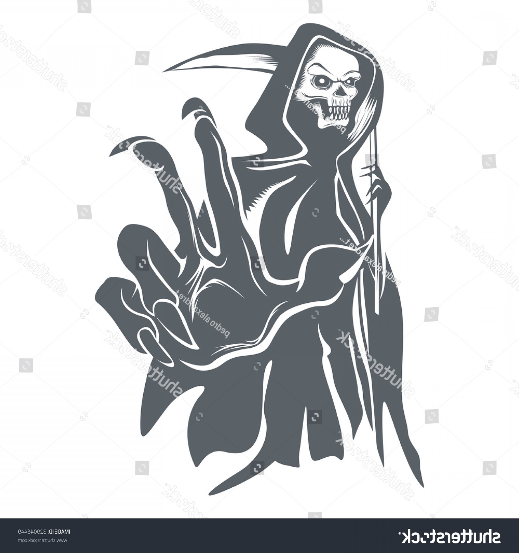 1800x1920 Grim Reaper Vector Halloween Creepy Dead Geekchicpro