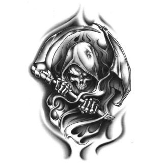 320x320 Grim Reaper Vector Tribal Grim Reaper Tattoo Wicked Cool Image