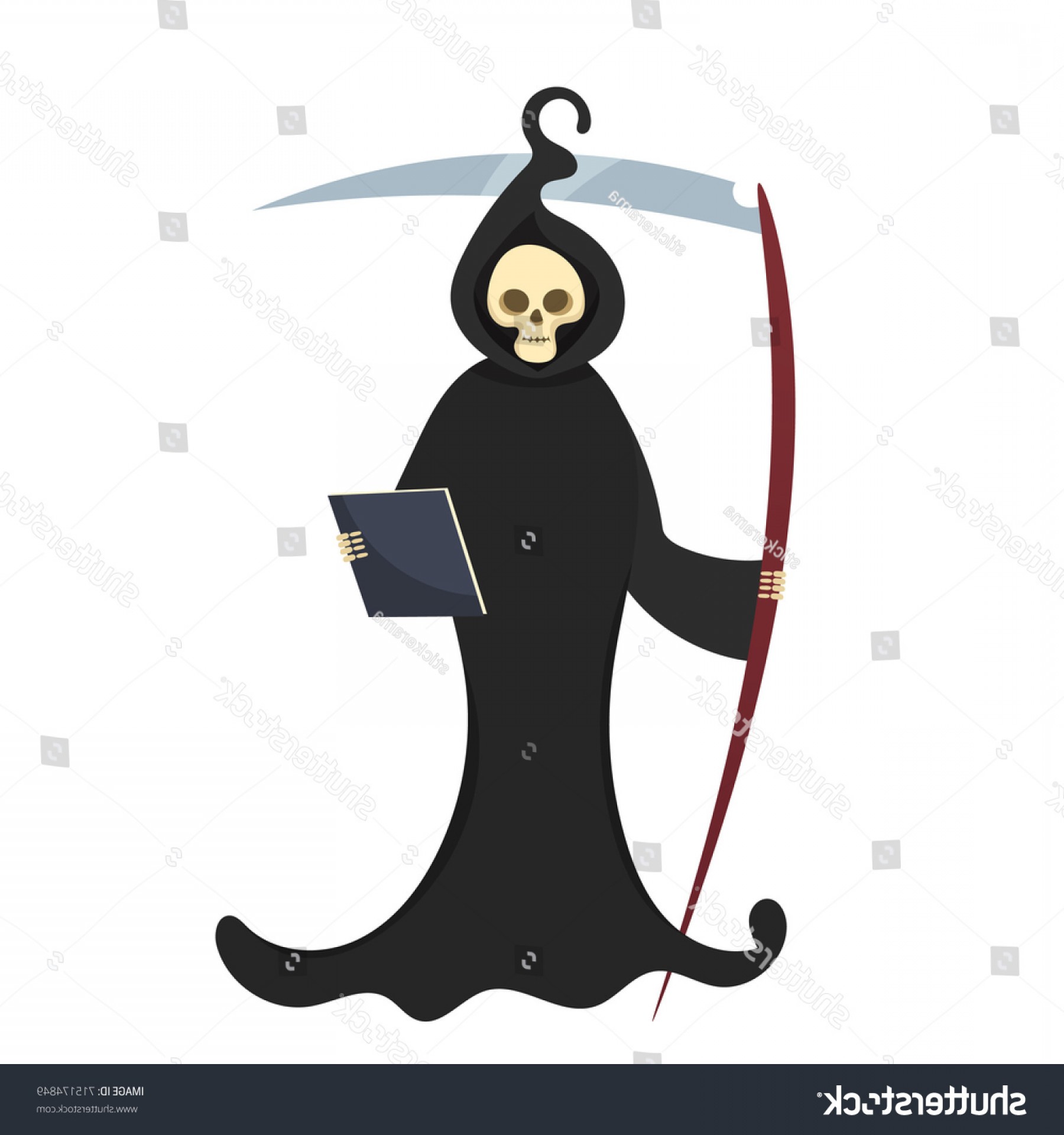 1800x1920 Cartoon Character Scary Grim Reaper Vector Geekchicpro