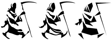 450x162 Grim Reaper Vector Image Royalty Free Vector Graphics