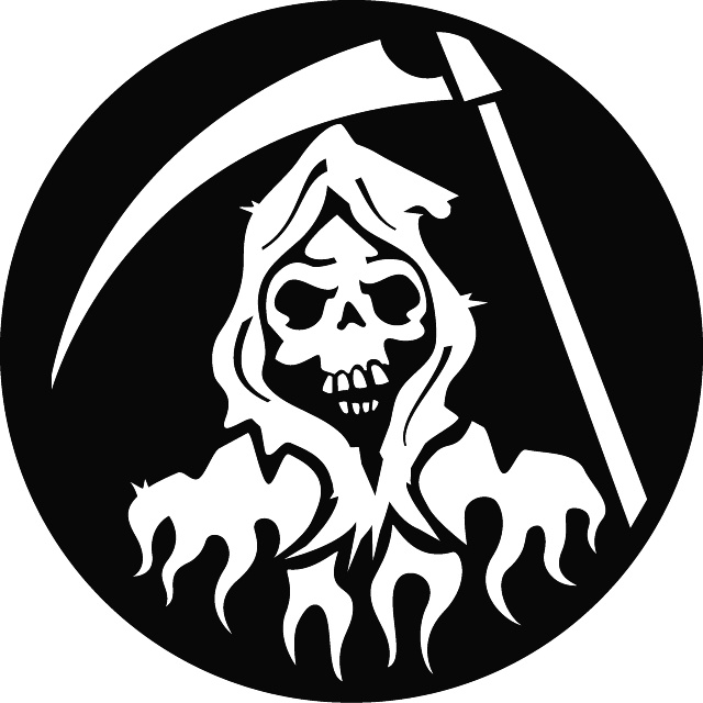 640x640 Death With Scythe Free Vector Free Vectors Ui Download