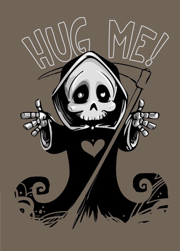 594x829 Free Cute Death Mascot