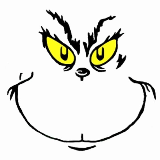 Grinch Face Vector at Vectorified.com | Collection of Grinch Face ...