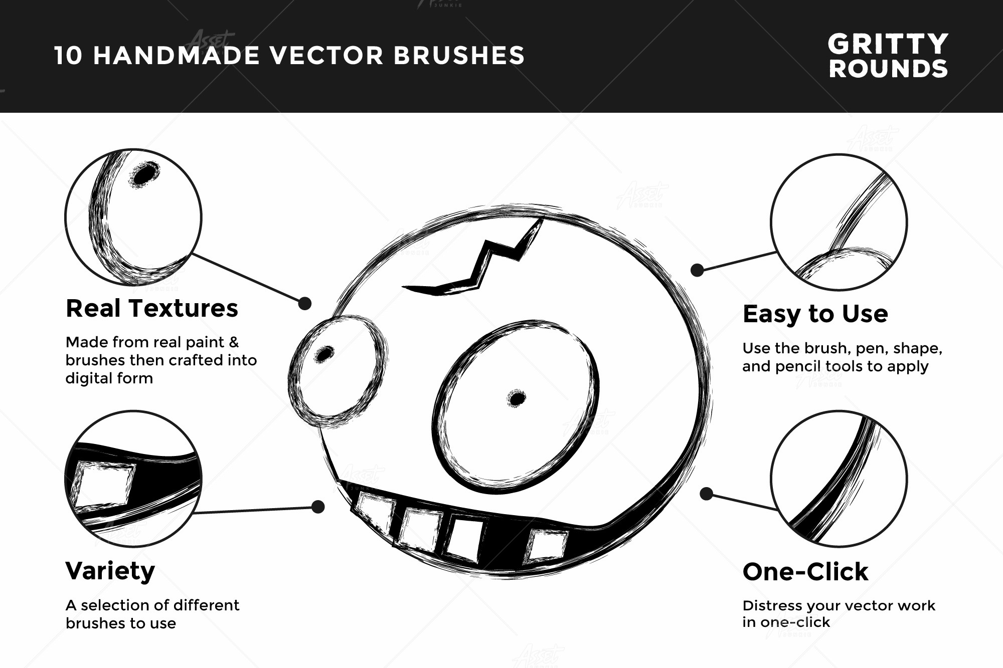 2000x1333 Vital Zigns Gritty Rounds Illustrator Brush Pack