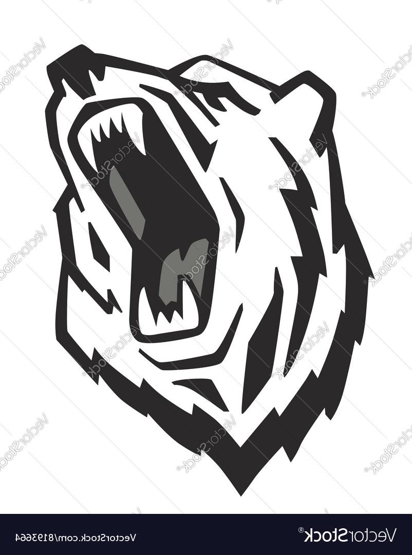 802x1080 Top Bear Vector Drawing Free Vector Art, Images, Graphics Clipart