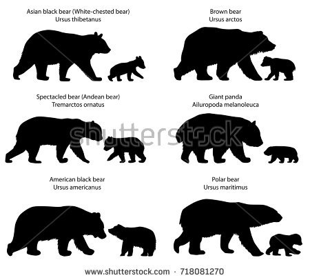 450x406 Bear Silhouette Vector Free