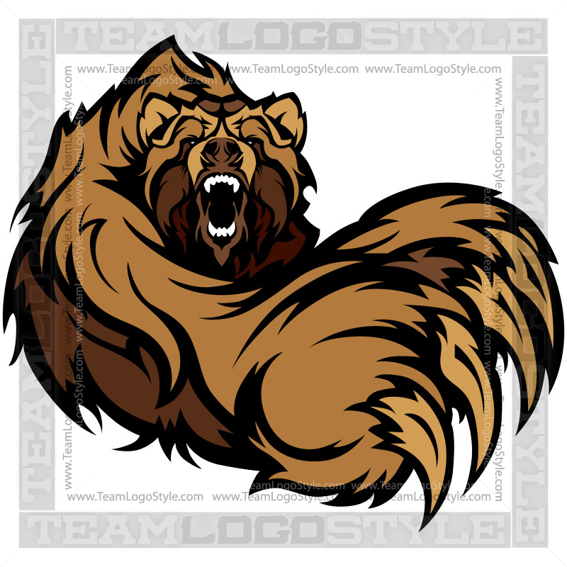 Grizzly Bear Clip Art 800x800 Grizzly Bear Clip Art