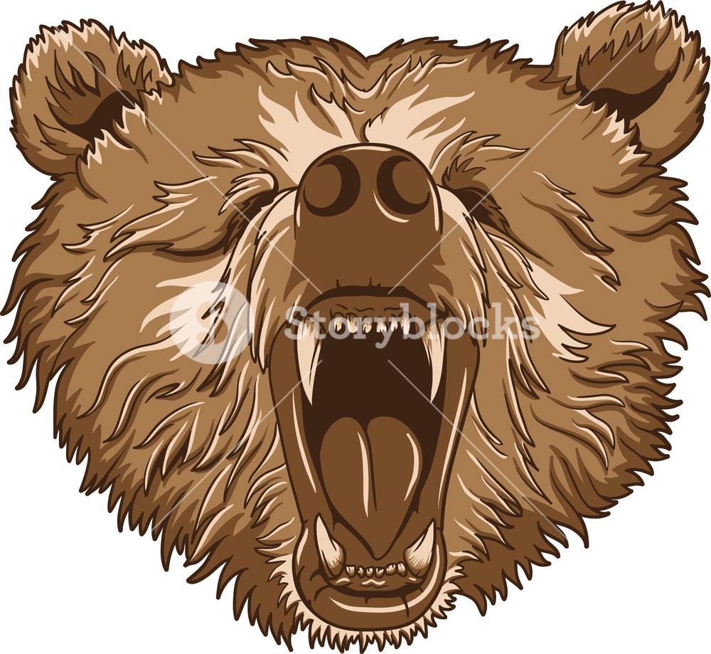 Vector Grizzly Bear Royalty Free Stock Image 1000x919 Vector Grizzly Bear Royalty Free Stock Image