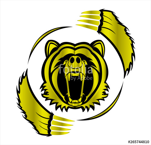 Bear And Grizzly Vector Logo Stock Image And Royalty Free Vector 500x481 Bear And Grizzly Vector Logo Stock Image And Royalty Free Vector