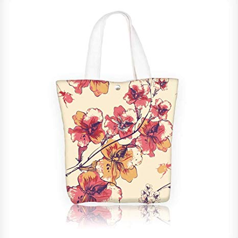 Canvas Tote Bag Vector With Bloom Flowers And Beetles 466x466 Canvas Tote Bag Vector With Bloom Flowers And Beetles