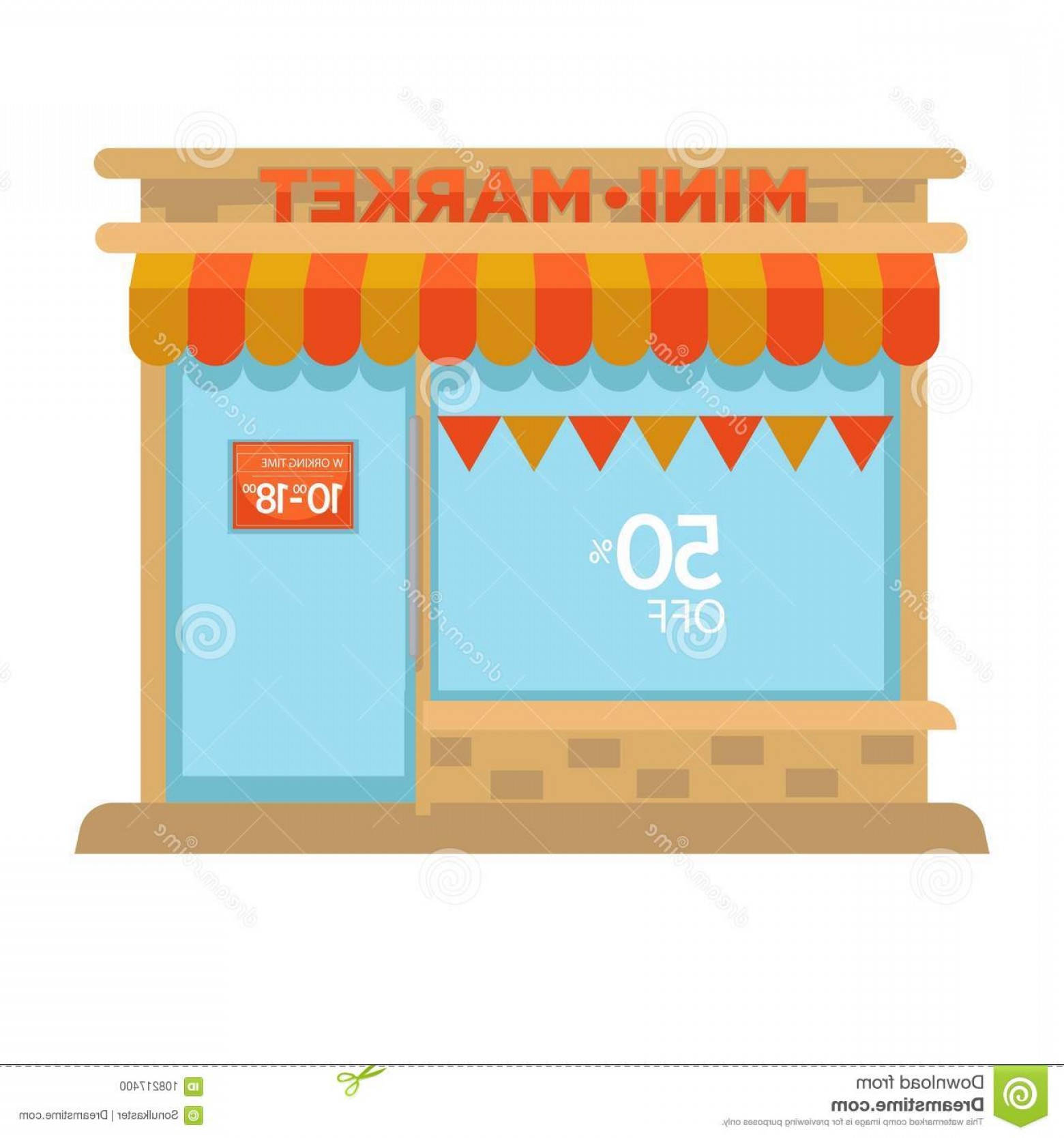 1560x1668 Mini Market Shop Booth Grocery Store Vector Isolated Facade Icon
