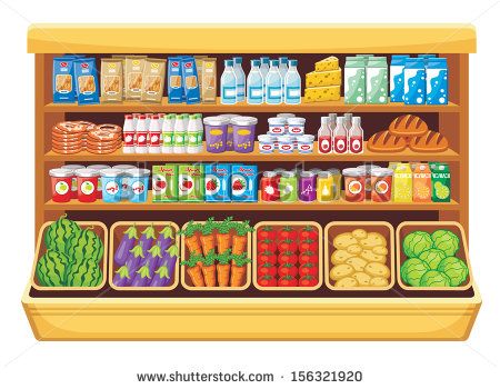 450x350 Supermarket Vector