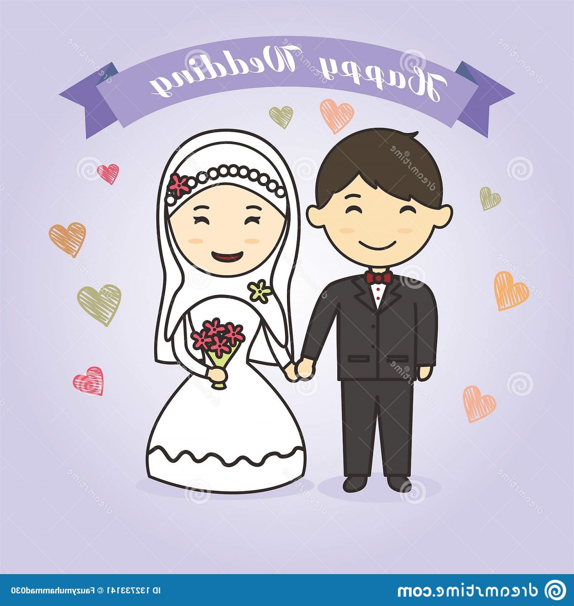 1920x2026 Islamic Bride Groom Vector Couple Marriage Wedding Image Catchsplace