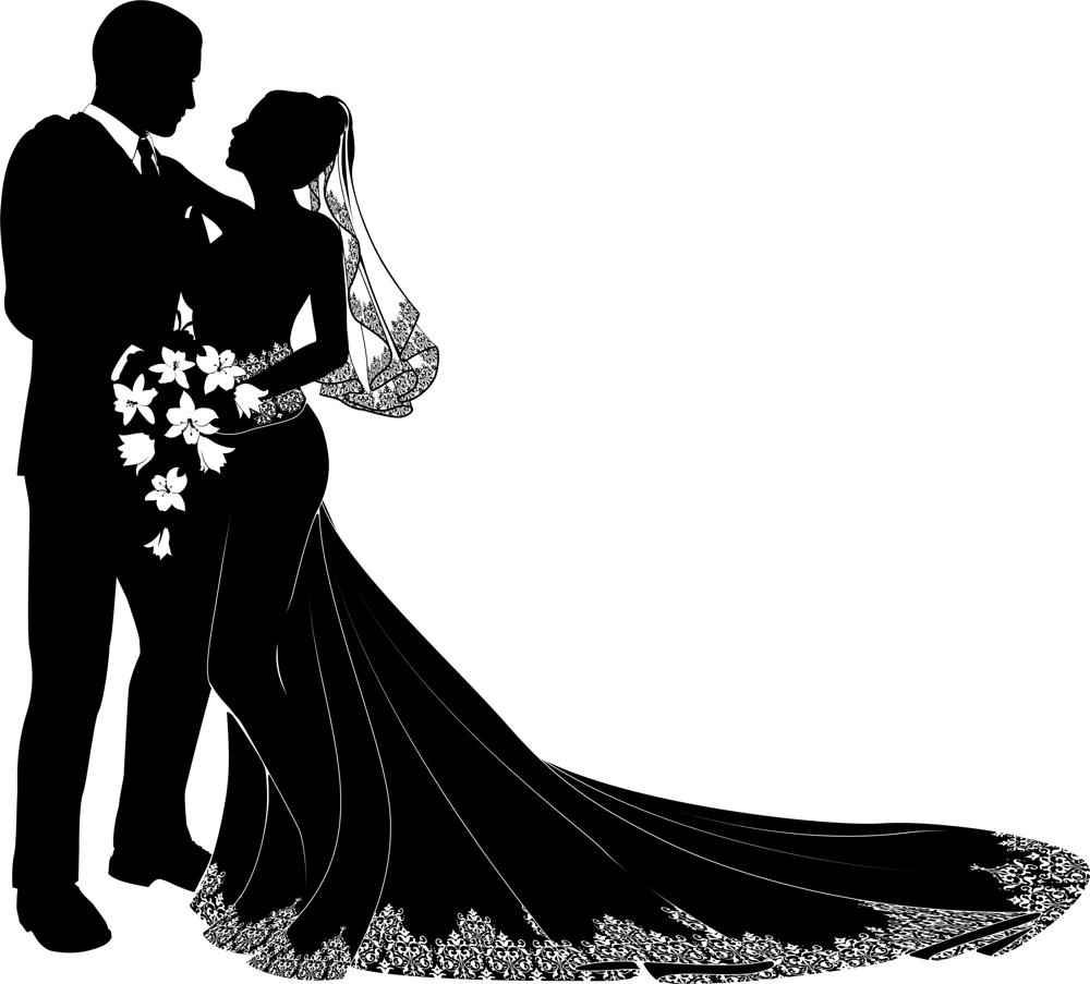 1000x903 Bride And Groom Vector Art Free Vector Cdr Free Download