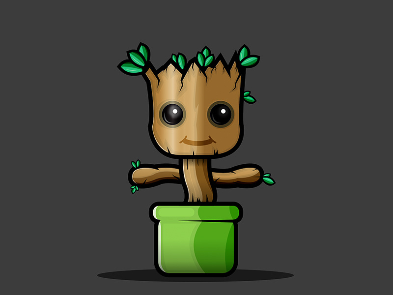 800x600 Baby Groot