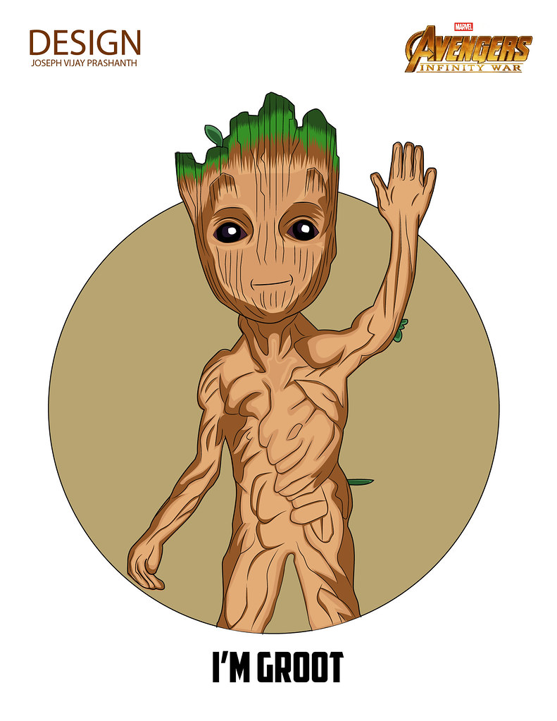791x1023 I'm Groot Vector Josephvijay Prashanth