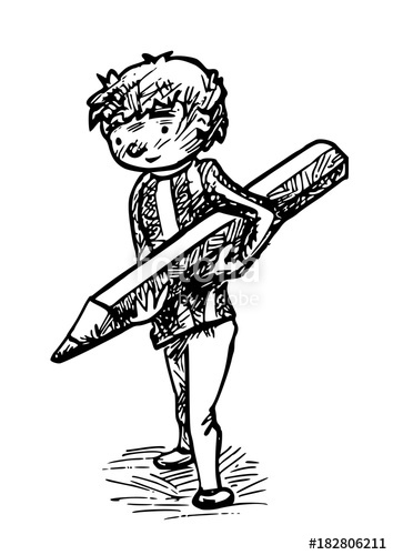 354x500 Groot Potlood Stock Image And Royalty Free Vector