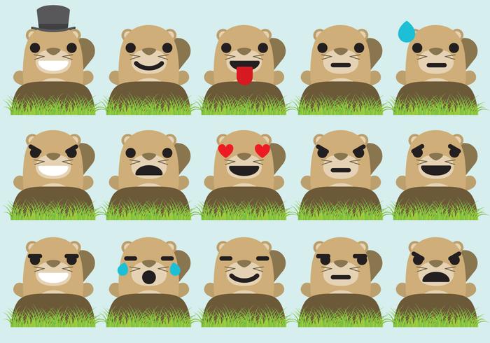 700x490 Groundhog Emoticons