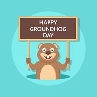 200x200 Groundhog Free Vector Art