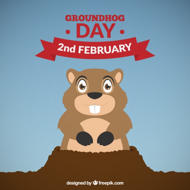 626x626 Groundhog Day Background Vector Free Download