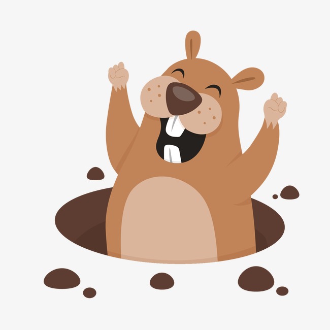 650x650 Groundhog, Cartoon, Groundhog Vector Png