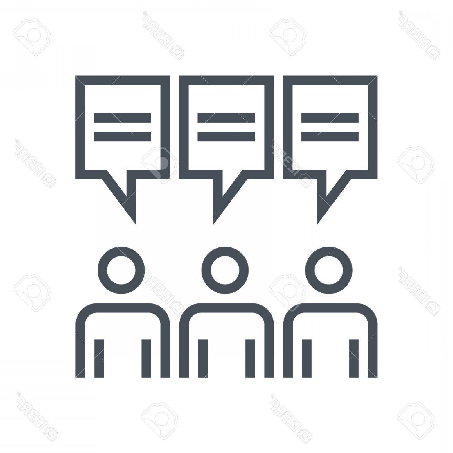 1560x1560 Photostock Vector Focus Group Icon Suitable For Info Graphics
