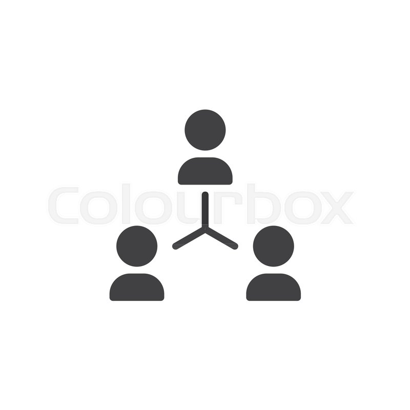 800x800 Teamwork Group Icon Vector, Filled Stock Vector Colourbox