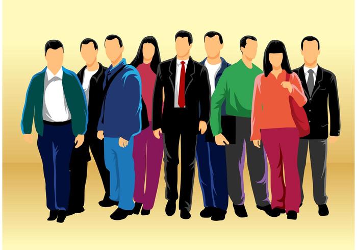 700x490 Group Of People Vector