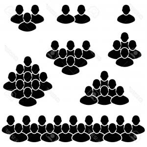 300x300 People Group Icon Simple Illustration Of People Group Vector Icon