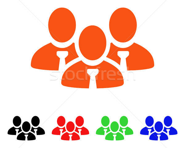 600x479 Manager Group Vector Icon Vector Illustration Victor Ivlichev