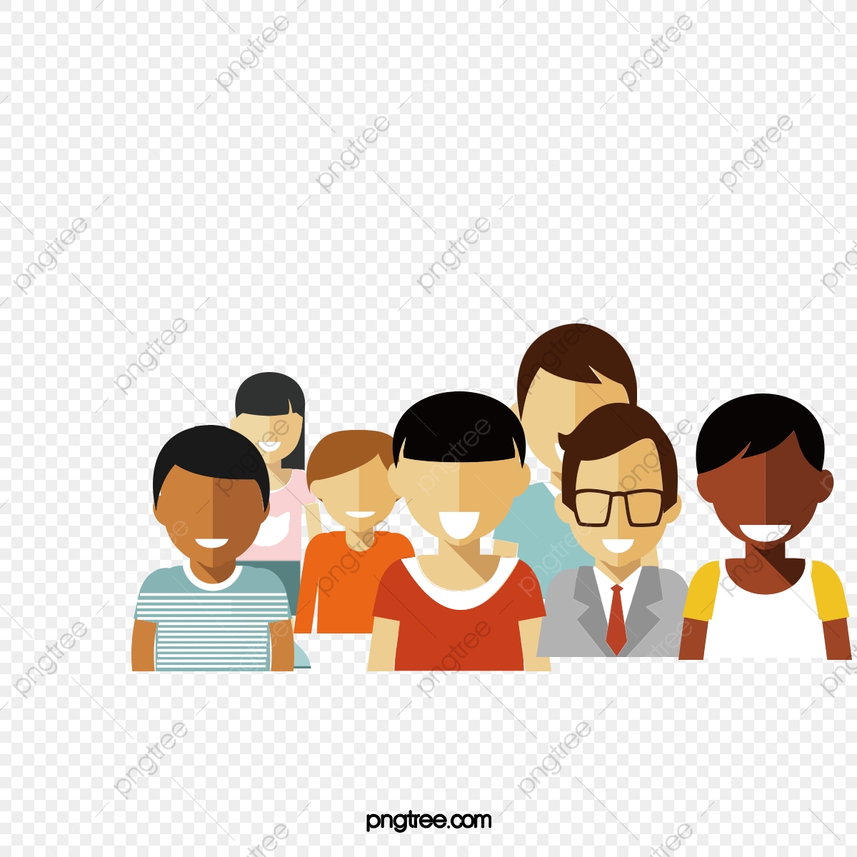 1200x1200 Vector Group Of People, People Clipart, Vector, Character Png