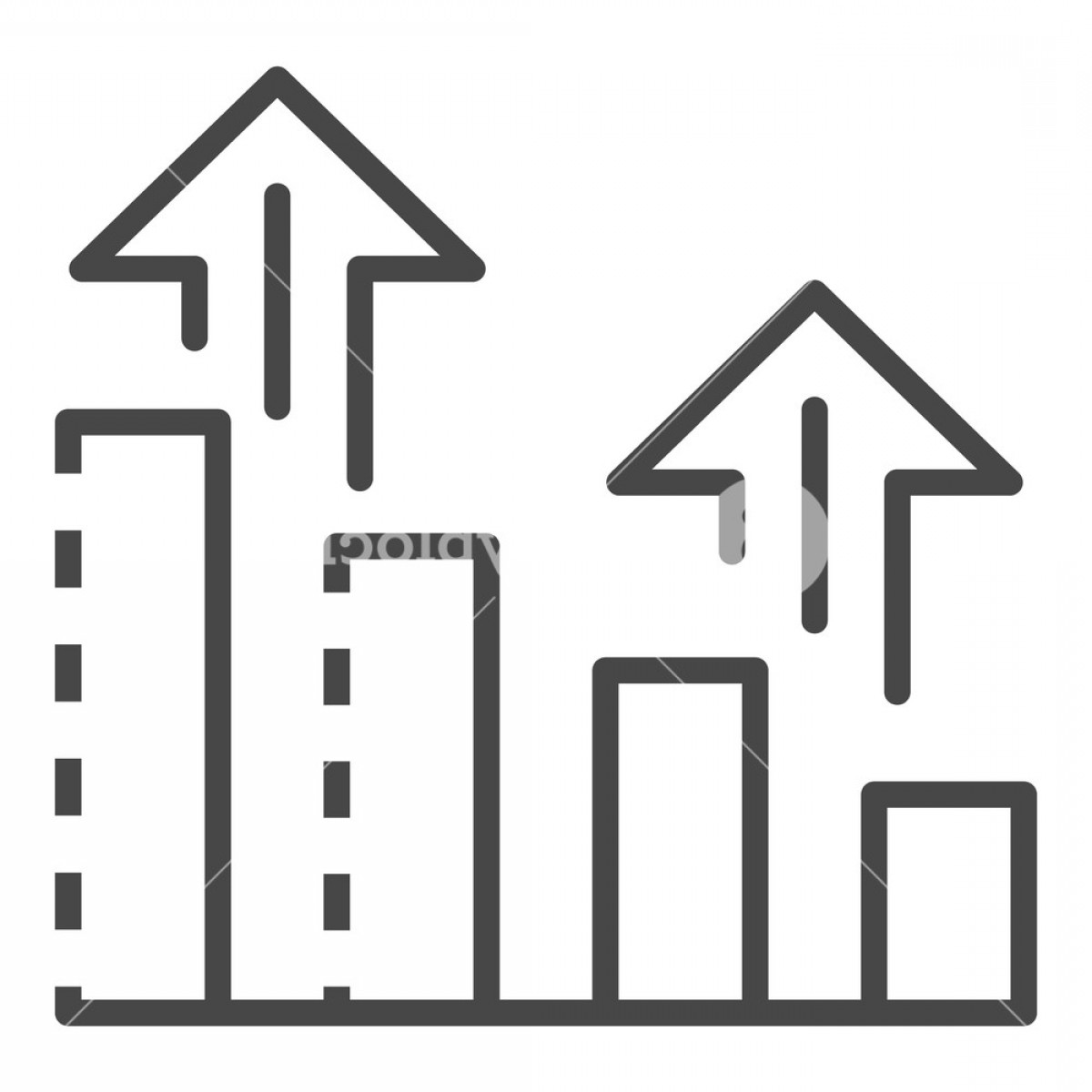 1200x1200 Grow Vector Black Studiogrfx