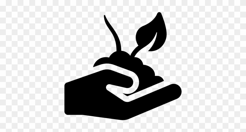 840x451 Hand With Growing Plant Vector