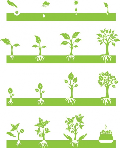 485x600 Money Growing On Tree Free Vector In Adobe Illustrator