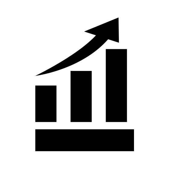 560x560 Free Business Growth Icon Png Vector