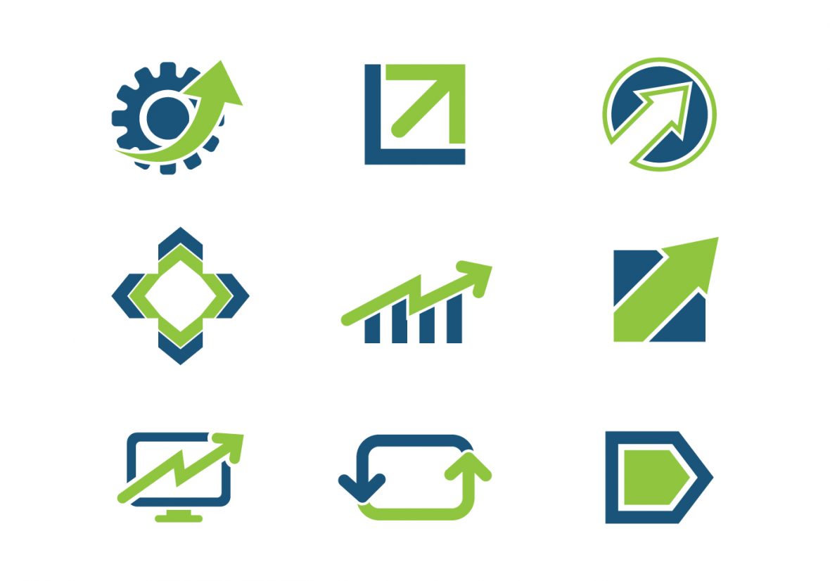 Free Blue Green Growth Business Logo Icons 1180x826 Free Blue Green Growth Business Logo Icons