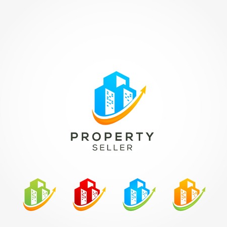 Building Growth Logo Royalty Free Vector Graphics 450x450 Building Growth Logo Royalty Free Vector Graphics